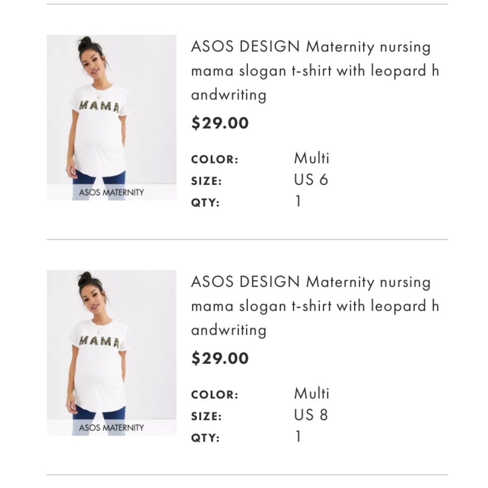 ASOS Maternity Tee